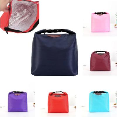 Sac à lunch isotherme grande capacité en tissu Oxford Sac fourre-tout Emballage isolant Sac de rangement Sac à main Imperméable Sac à glace