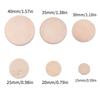 10-100 Stück 15-40mm Flache Runde Naturholzperlen Lose Abstandshalter Holzperlen Für Schmuckherstellung DIY Armband Halskette Zubehör