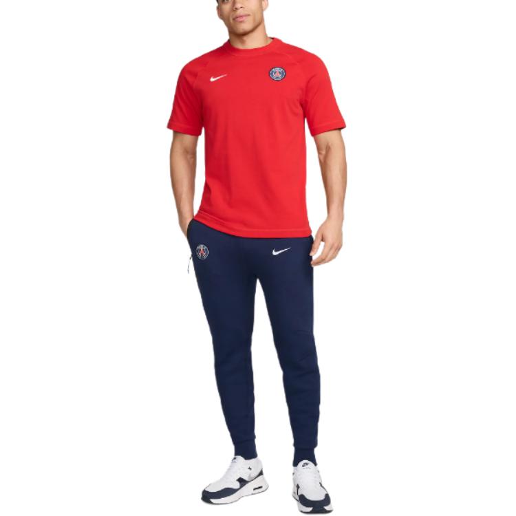 Nové pletené sportovní kalhoty Nike pánské námořnicky modré FZ7227-410