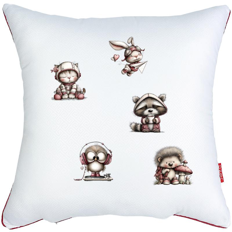 9 Pieces / Set Animated Animal Metal Art Stickers for DIY Clothing Hot Transfer Printing Chocolate Hat T-Shirt Hot Pressed Fabric