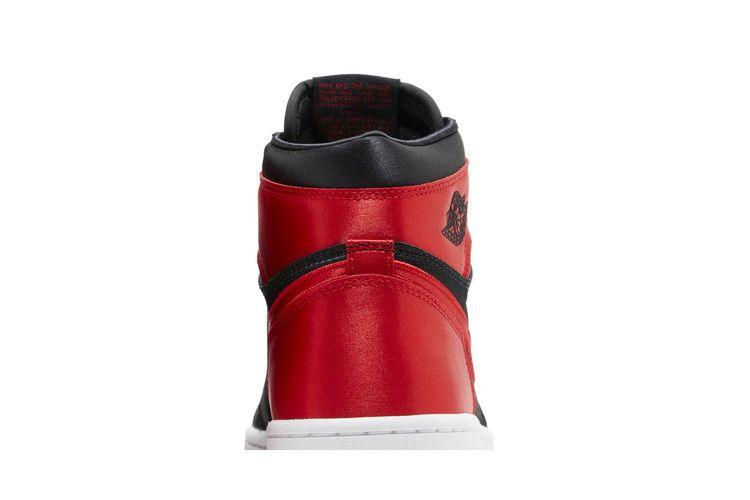 Women's Sneakers Jordan 1 Retro High OG Satin Bred (Women's) Black/University Red/White