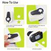 Five Pointed Star Hole Puncher Scrapbook Punch Crafting for Arts Crafts