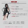 Sister Sexy Cosplay Nun School Swimsuit Erotic Extreme Erotic Costume PU Saint Priest Monk Uniform Cute Photoshoot Halloween One Size Black Veil Koros