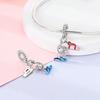 Creative Yoga Girl Pendantscopper Plated Original Beads Fit Originalcharms Bracelet Beads Jewelry Gifts For Women