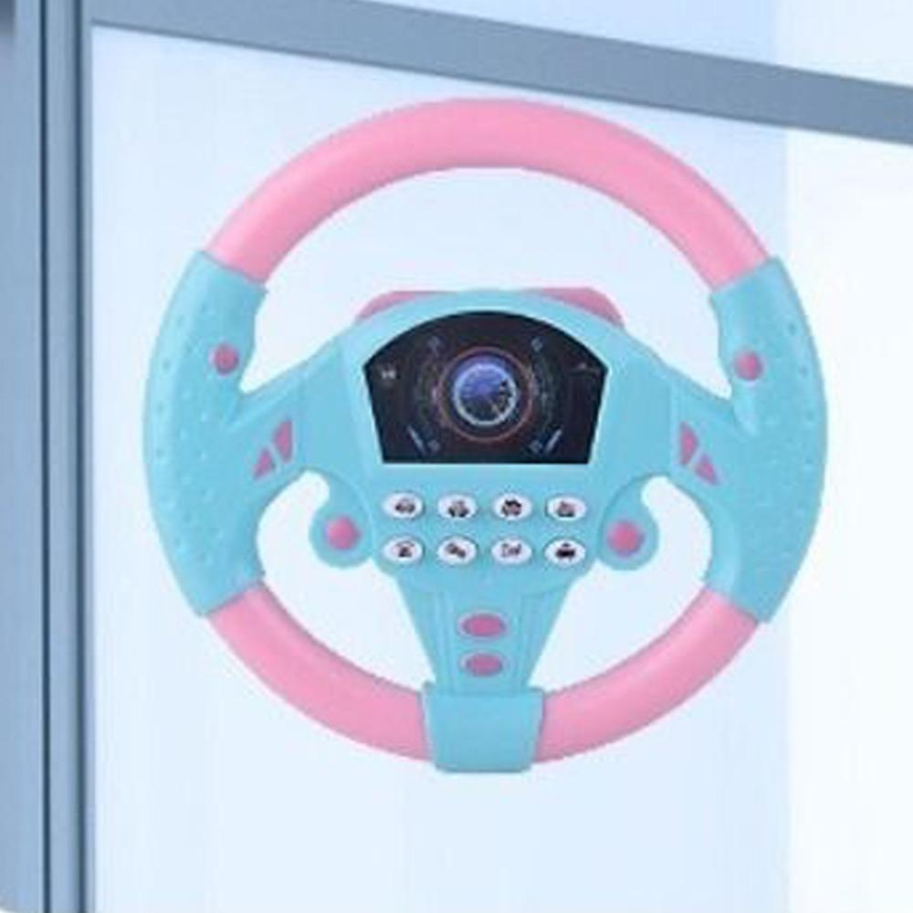 360 ° Rotation Simulation Steering Wheel Toys Montessori Simulate Driving Car Toy  Outdoor Toys