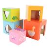 Wooden Stacking Box Toy Animals Colors Cognition Nesting Blocks for Kids Early Education Parent Chil