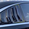 For Mercedes Benz S Class W223 S350L S400L S450L S500L 480 580 680 2021-2026 Car Rear Window Triangle Shutters Louver Cover Trim