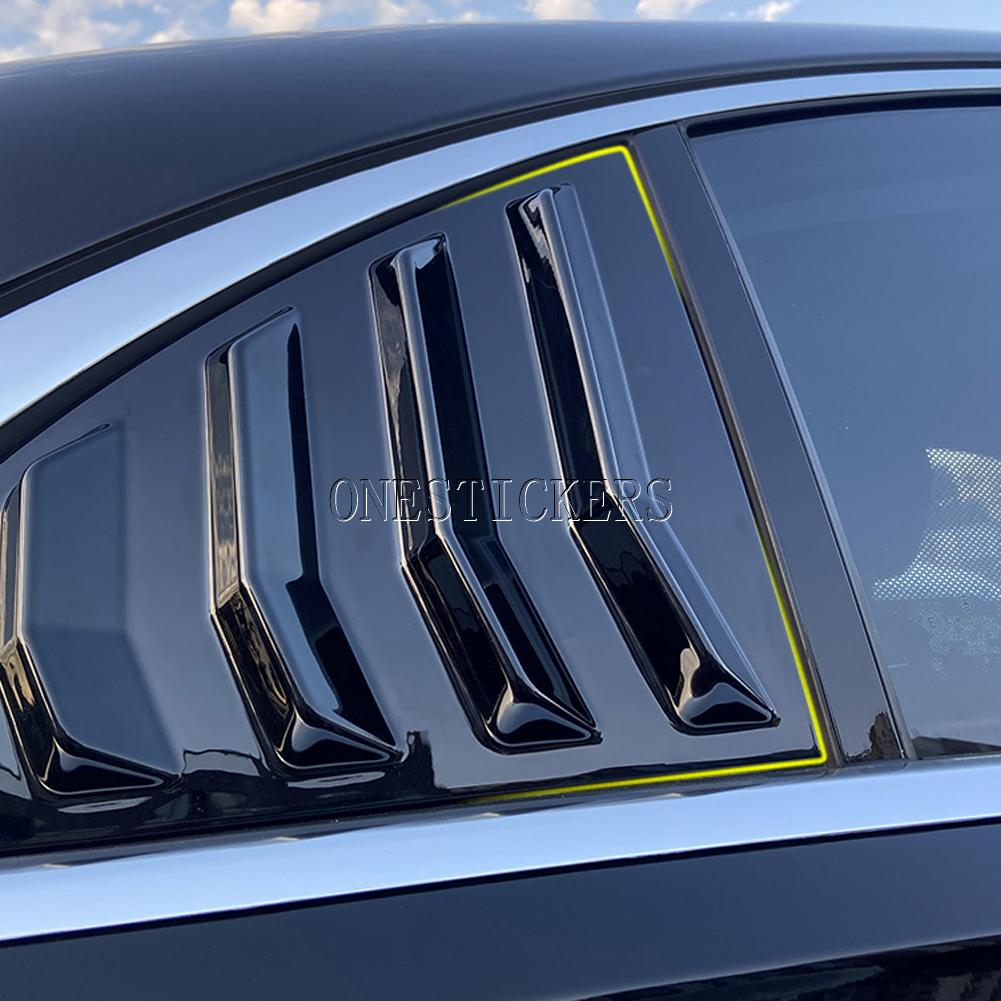 For Mercedes Benz S Class W223 S350L S400L S450L S500L 480 580 680 2021-2026 Car Rear Window Triangle Shutters Louver Cover Trim