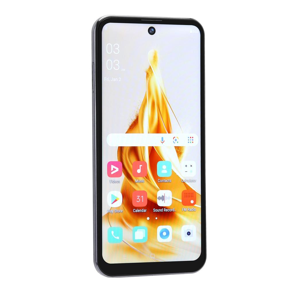HD Screen Cell Phone 6.6in 4G 6GB RAM 128GB ROM 7000mAh 8MP 24MP Face Unlocks Smartphone for Android 13