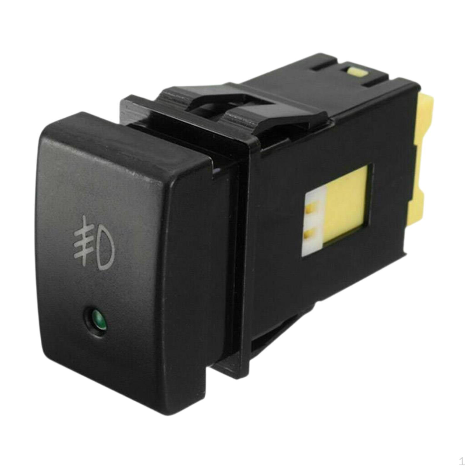 

Кнопка переключателя противотуманных фар Черные аксессуары Практичная автомобильная лампа Трехконтактная для Jimny Запасная