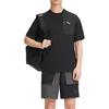 Puma Logo Casual Breathable Round Neck Short Sleeve T-Shirt Men T-Shirts Black 678357-01