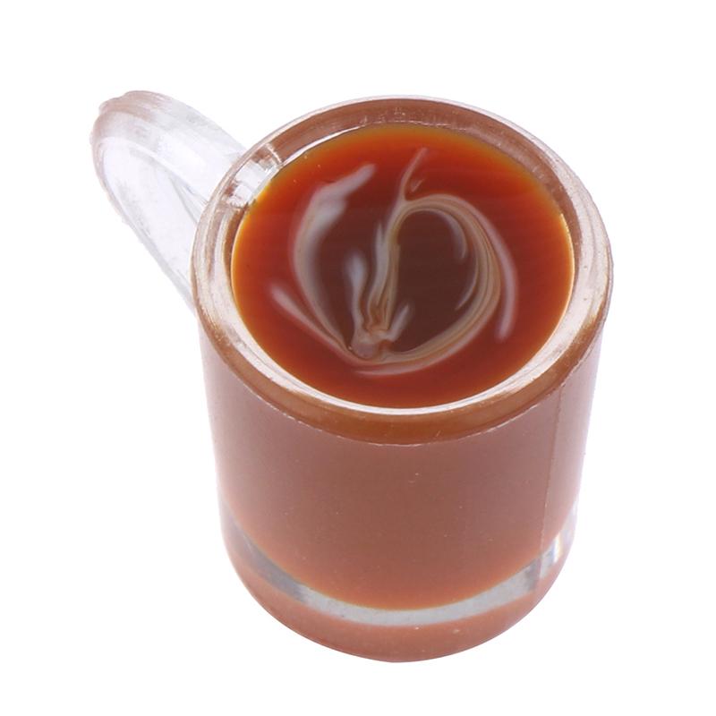 1Pc Dollhouse Miniature Accessories Decoration Mini Coffee Cup Drink Model Toy