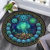 Underwater Treasures Round Area Rug Under Office Chairs Bedroom Living Room Home Decor