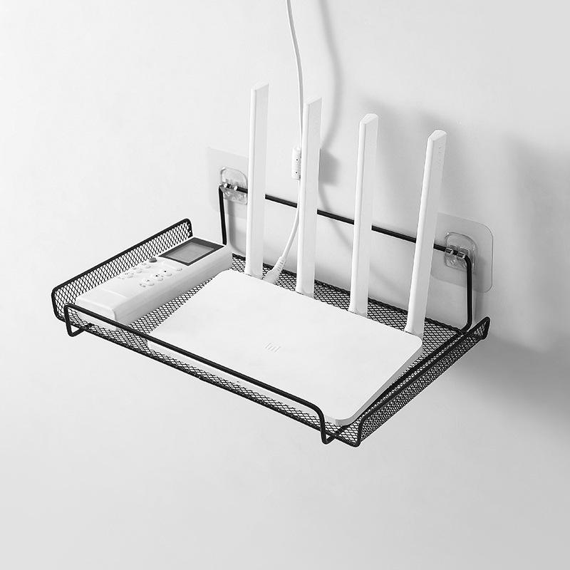 Punch-Free Wall-Mount Router and Set-Top Box Storage Cabinet