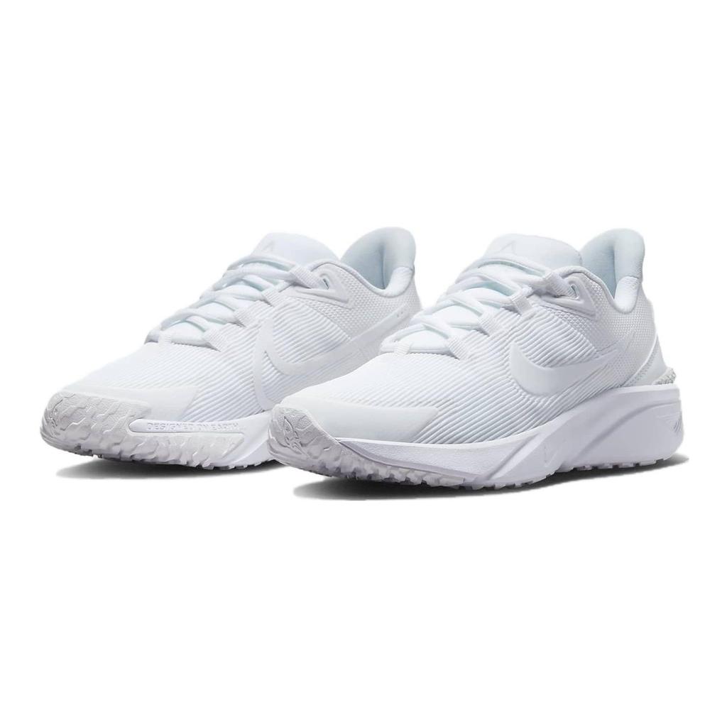 Nike Star Runner 4 NN GS Shoes White Pure Platinum DX7615-100