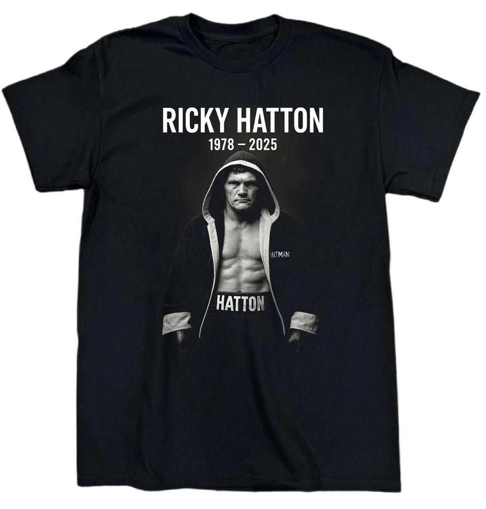 Memories Ricky Hatton Boxing Forever Cotton Black Shirt S-5XL For Men CM125 Unisex T-Shirt S