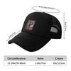 “Cat Philosophy Humor, Meme Art Design” Mesh Baseball Cap