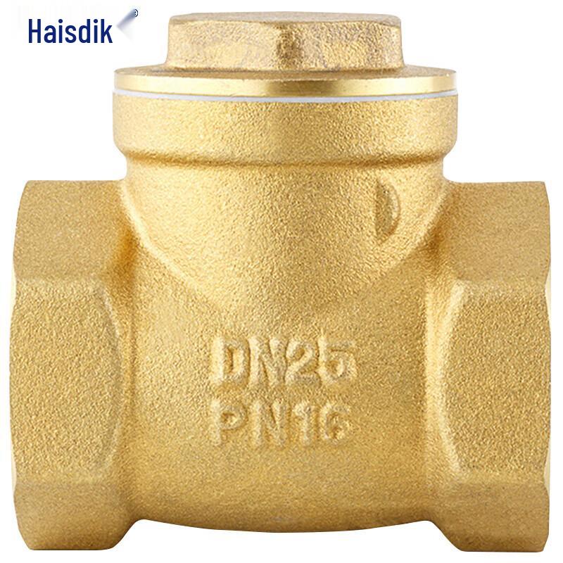 Hastick Brass Horizontal Check Valve