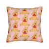 Winnie The Pooh And Tigger Square Pillow Cases Cute Bee Cushion Cover Customized Zipper Decor Pillowcase for Home