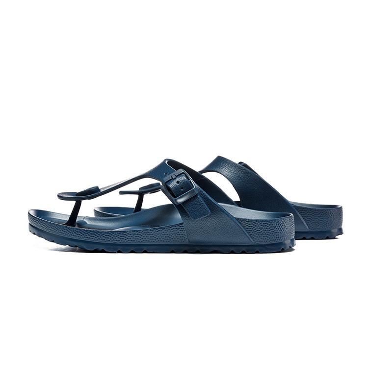 Unisex Plus Size Wide Fit Birkenstock Gizeh Fashion EVA Flip-flops Beach Slippers 36 темно-синий