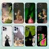 W-Wicked Musical Green Pink Phone Case For iPhone 16,15,14,13,12Plus,Pro Max,XS,5G Soft Silicone Black Cover