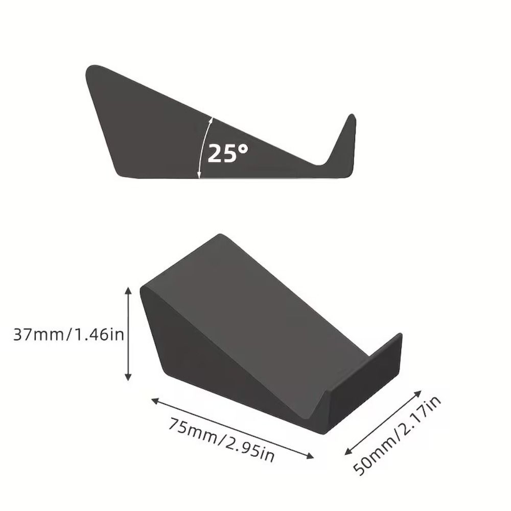 2Pcs Raised Angle Audio Equipment Riser 3D Printed Speaker Holder Soundbar Stand Base Accessories