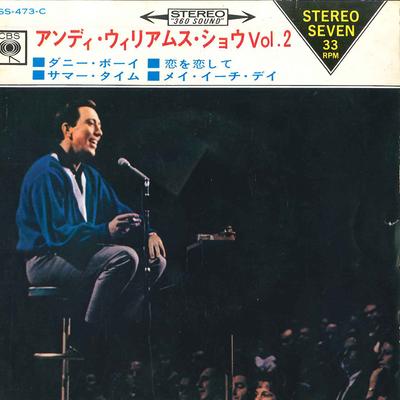 7-tommers Plate ANDY WILLIAMS - Danny Boy / Falling In Love With Lo LSS473C CBS 1966 Japan Pop Brukt