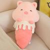 Cartoon Chick Capybara Lamb Piglet Ice Cream Plush Toy Cute Girl Sofa Cushion