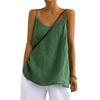2025 Damen Sommer Baumwolle Leinen Ärmelloses Tanktop - Lockere Passform, Basic & Vielseitiger Stil