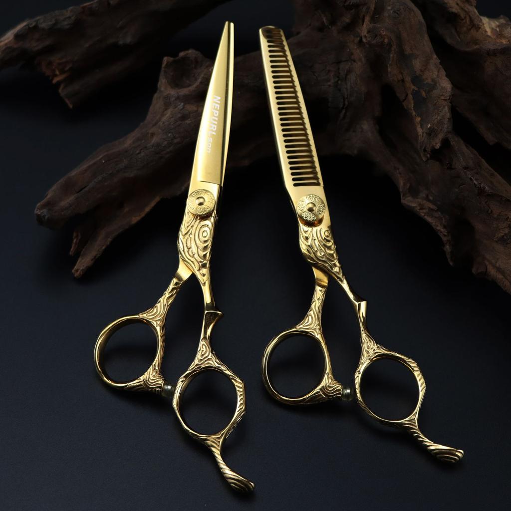 6.0 Inch Jp440C Nepson Sg-05 High-End, Hair Scissors, Flat Scissors, Thin Scissors