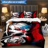 3PCS Quinn Artwork Bedding Set,Including 1pc Duvet Cover And 2pcs Pillowcases Perfect for Bedroom, Dormitory, Fan Christmas gift