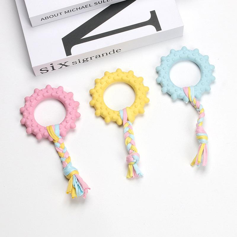 Dog Toys Tooth Grinding Stick Toys Ball Bite Glue Small Dog Puppy Puppy Teddy Pomeranian Pet Supplies Dog