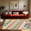Geometric Southwestern Area Rug Non Slip Doormat Indoor Outdoor Accent Rug Modern Farmhouse Decor Bohemian Floor Mat Washable Ho