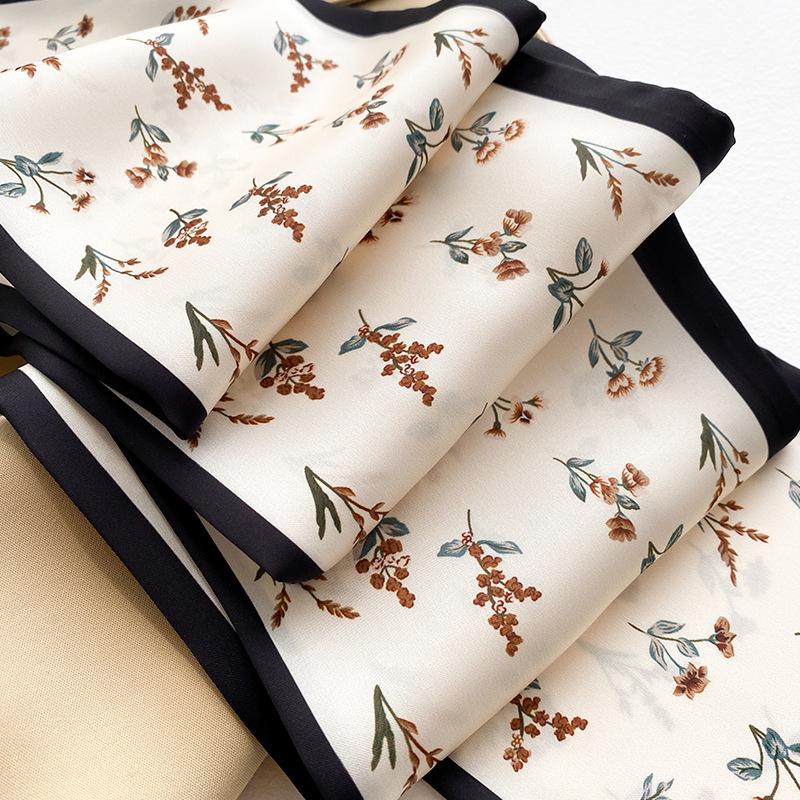 Skinny Neckerchief Long Hair Ribbons Scarfs Women Fashion Headbands Neck Scarves 13x110cm