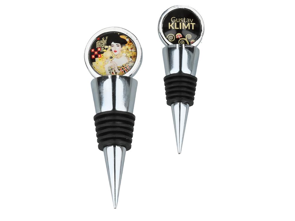 Decorative Wine Stopper Adela Gustav Klimt Bottle Stopper Glass Decorative