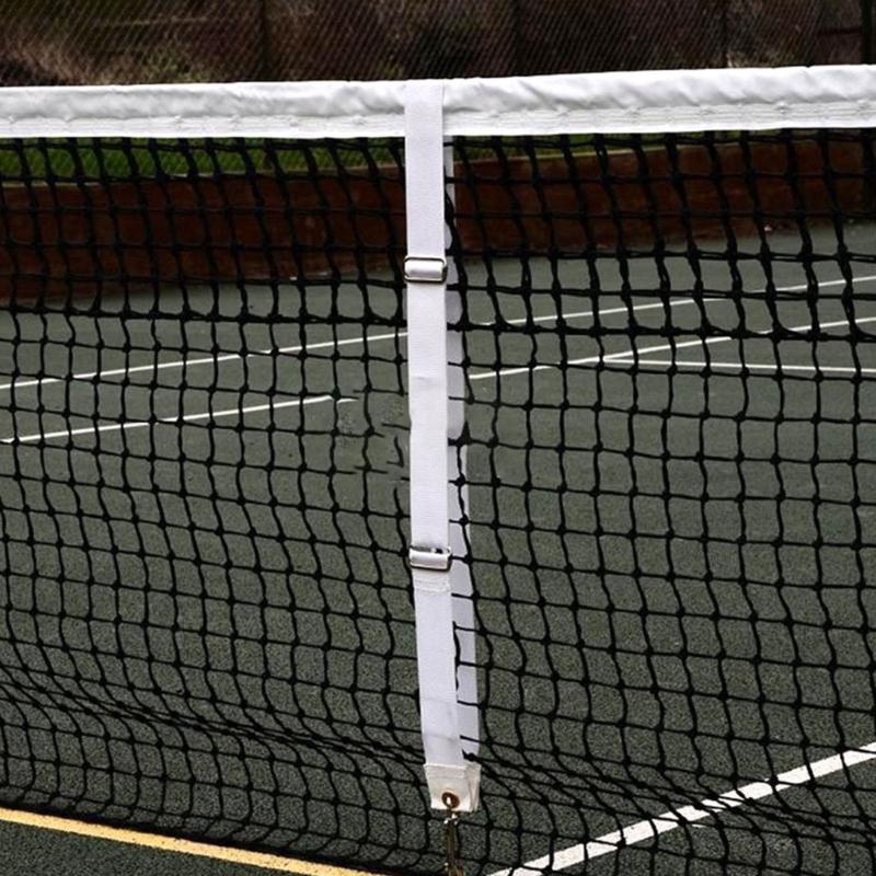 Professional Tennis Courts Center Band Adjustable Height Tennis Net Straps Nylon Webbing with Stainless Steel Buckle