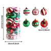 30x Christmas Ball Ornament Pendants Photo Props Charm Drops Holiday Hanging