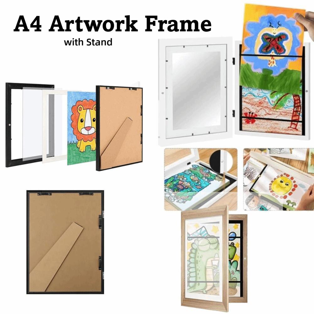 Magnetic Design Art Display Frame Front Opening And Changeable Magnetic Photo Frame  Kids Pictures