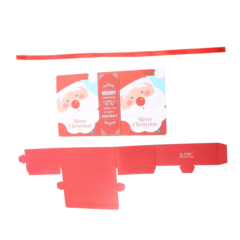 5 Stück Buchform Frohe Weihnachten Süßigkeitenboxen Tasche Weihnachten Weihnachtsmann Geschenkbox Party Dekorationszubehör Weihnachts-Plätzchenbox