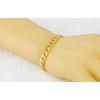 13mm 18K Gold Gp Gold Bracelet Chain Couple Parents Girlfriend Gold Chain Chain Strap Chain Bracelet Unisex Fashion
