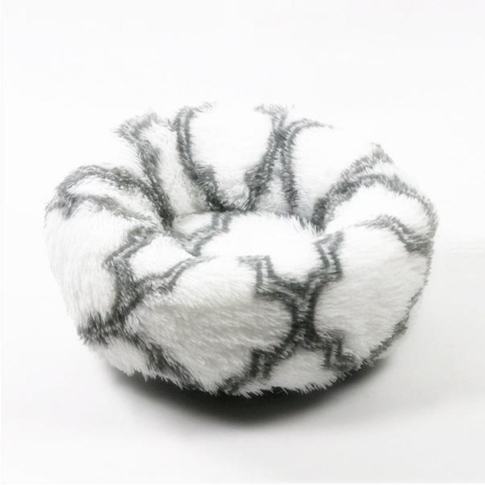 Creative Plush Warm and Breathable Circular Dog Bed Cat Bed Pet Bed Winter Thick and Comfortable Dog Bed Dog Mat Pet Supplies