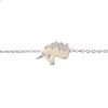 Unicorn Charm Children's Bracelet In Sterling Silver 925 ° / 00 - 16cm