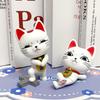 Anime Peripheral Turbo Granny Figure Kawaii Lucky Cat Turbo Granny Action Figure Desktop car Decorate Ornament Crafts Toys Gifts