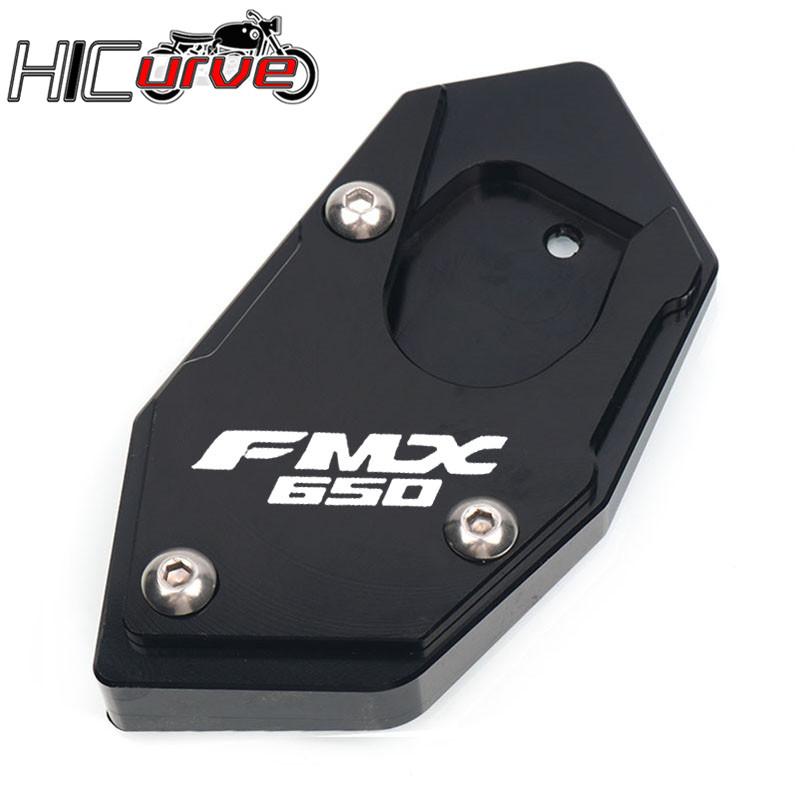 For HONDA XLV 600 650 700 TRANSALP / DOMINATOR NX 650 / FMX 650 CNC Kickstand Foot Side Stand Extension Pad Support Plate