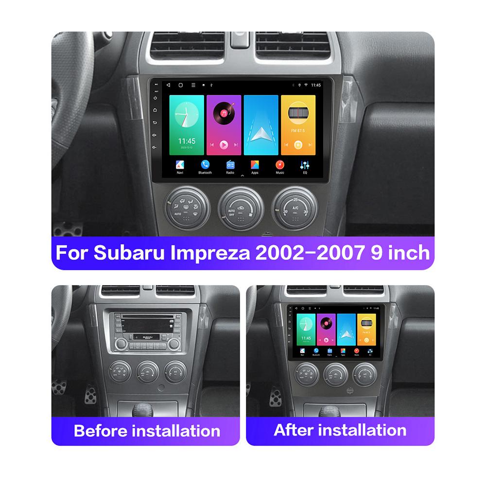 Autoradio Android Auto Carplay für Subaru Impreza 2004-2007 Multimedia-Player Head Unit Stereo GPS-Navigation BT WIFI 1 + 16 GB