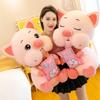 New Snacks Pig Throw Pillow Plush Toy Large Pig Doll for Girls Birthday Gift Doll