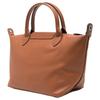 Longchamp Le Pliage Xtra 25 Snap Zipper Closure Leather Dumpling Shoulder Tote Bag Small Women Bags Brandy 1512987504