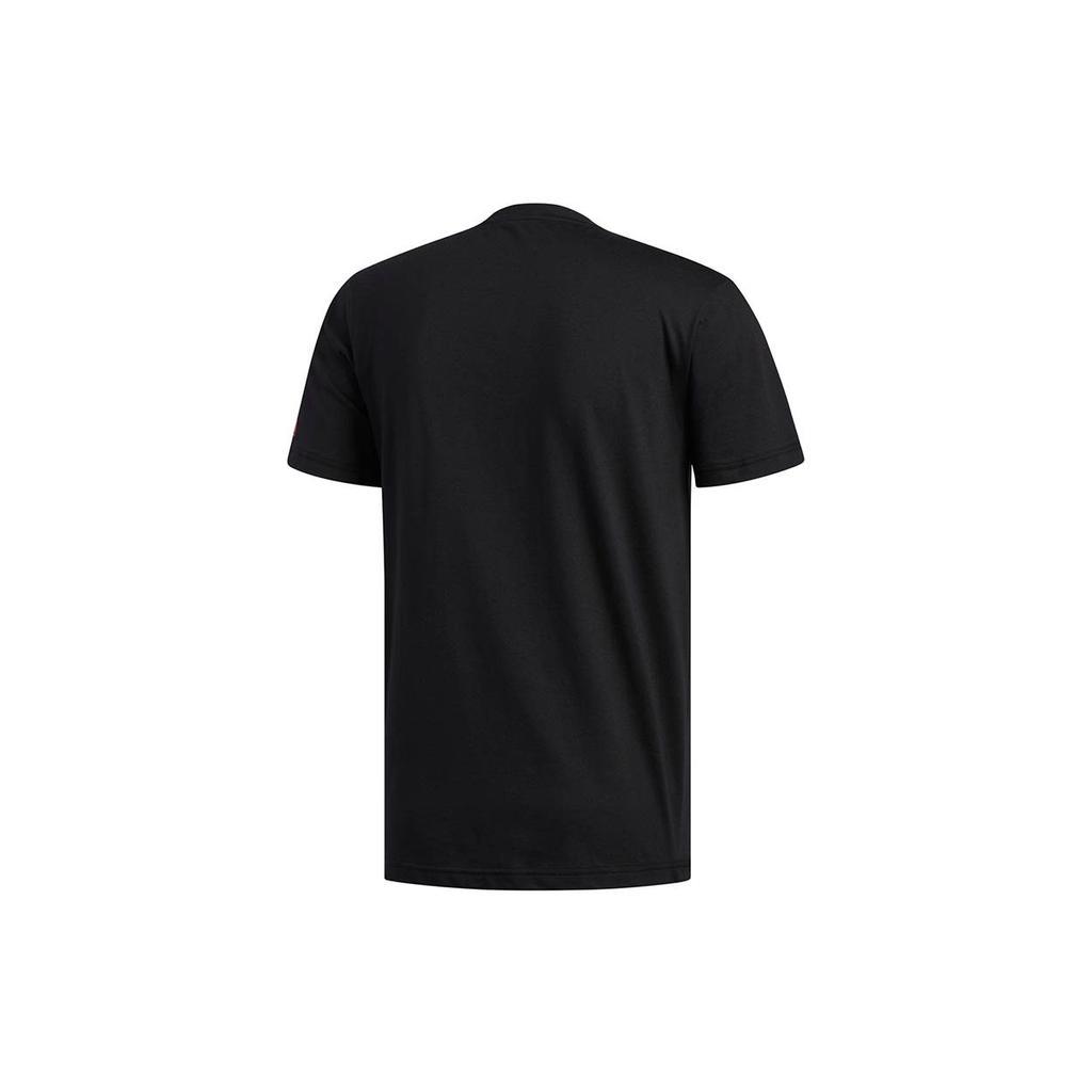 Adidas Marvel Spiderman Graphic Print Basketball Short Sleeve T-Shirt Men Tops Black DX6894