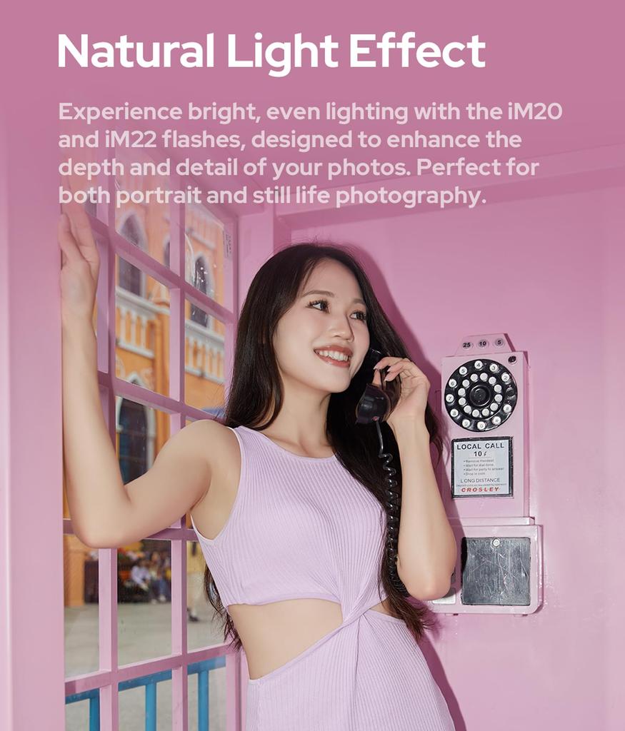 Authorized Godox iM20 Camera Mini Flash 440 Full Power Single Contact Hot Lithium Battery for Cameras [Godox Dealer] Flash, Speedlite, Flash, Shoe,