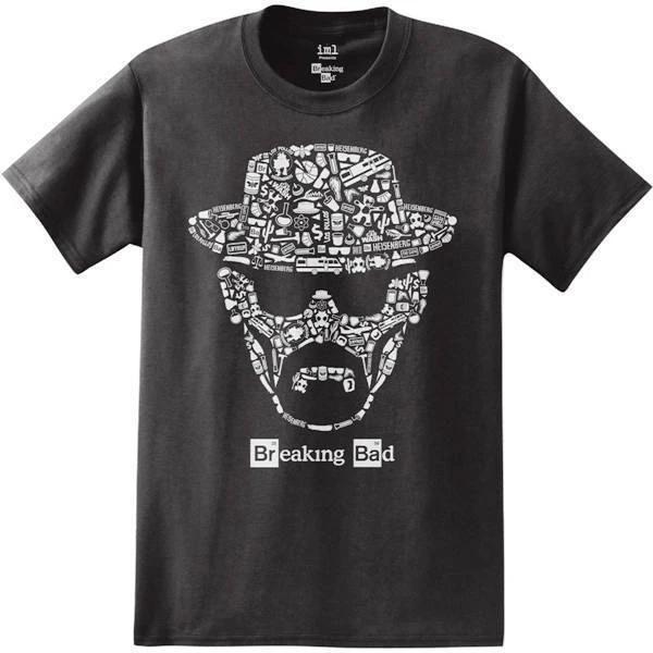Isaac Morris Breaking Bad Men s Black Graphic T-Shirt New M